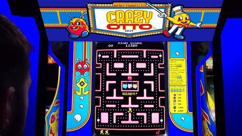 Crazy Otto Arcade Cabinet Mame Gameplay W Hypermarquee Youtube