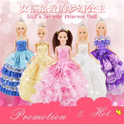 1pc Cute Beautiful Doll Toy Moveable Joint Body Fashion Toys High