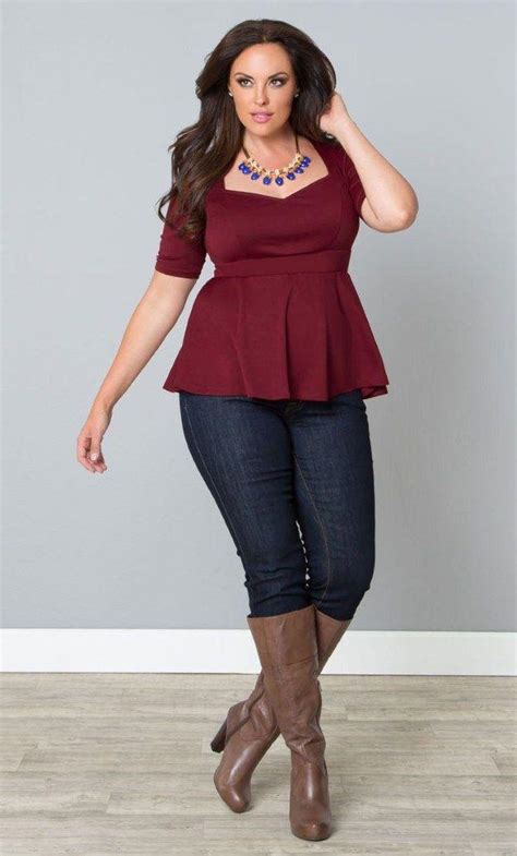 Outfits For Curvy Women Casual Glam Cute Fall Fashion For Extended Sizes Check It Out At