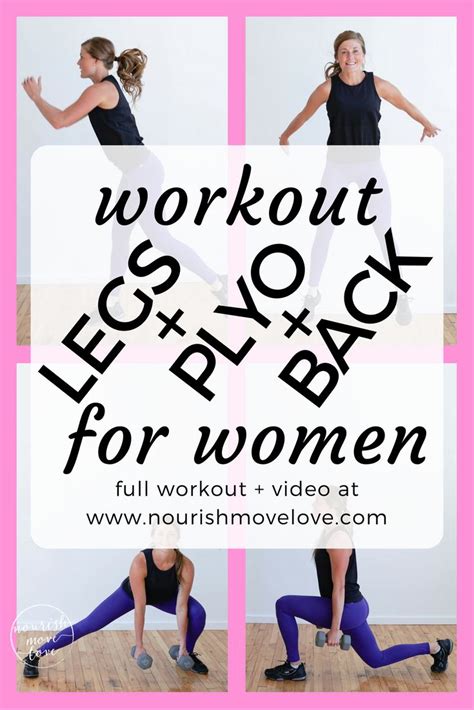 30 minute legs and back workout video nourish move love leg and back workout strength