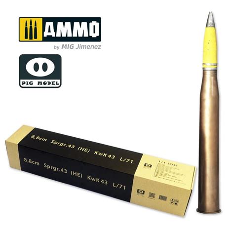 Ammo Of Mig No Pmodel004 88cm Sprgr 43 He Kwk43 L71 Real Scale