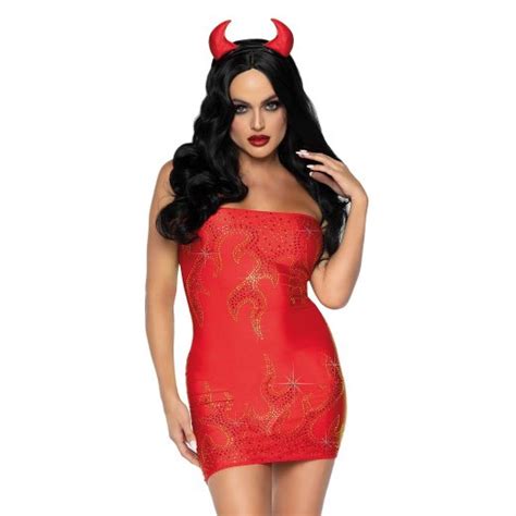 Kostým Leg Avenue Bedazzled Devil červený Erotické Kostýmy Flagranti
