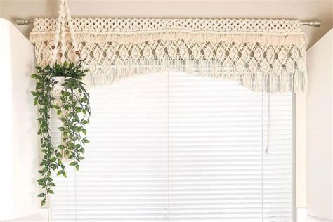 Free Diy Macrame Curtain Patterns For Beginners Macrame For Beginners
