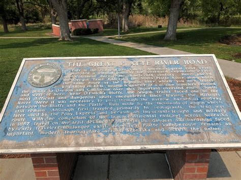 The Great Platte River Road Historical Markers Of The World