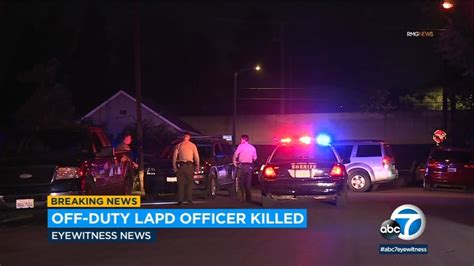 Off Duty Lapd Officer Fatally Shot During Robbery Attempt In Walnut Park Abc7 Los Angeles