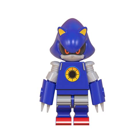 Metal Sonic Minifigures Lego Compatible Sonic Minifigure