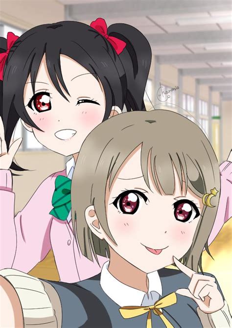 Nico And Kasumis Selfie Brace Yourselves By Chanmi Rlovelive