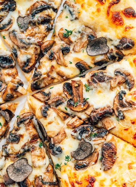 Mushroom Truffle Pizza Easy Healthy Live Eat Learn