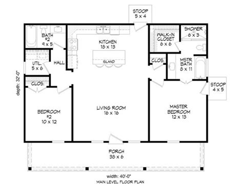 Cottage Style House Plan Beds Baths 1000 Sqft Plan 21 168 Ubicaciondepersonascdmxgobmx