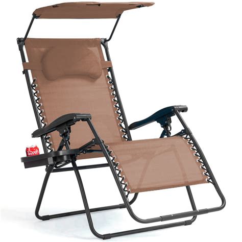 The pinnacle platinum power lift recliner makes life easier, and a lot more comfortable. Gymax Folding Recliner Zero Gravity Lounge Chair W/ Shade Canopy Cup Holder Brown - Walmart.com ...