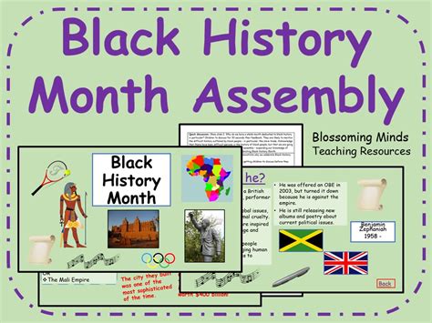 Resources To Support Black History Month Tes