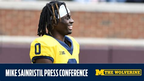 Mike Sainristil On Playing Both Ways Mentality Of Michigan Team In 2022 Wolverines Fall Camp