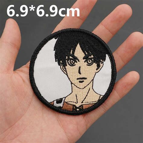 Attack On Titan Eren Yeager Embroidered Patch — Little Patch Co