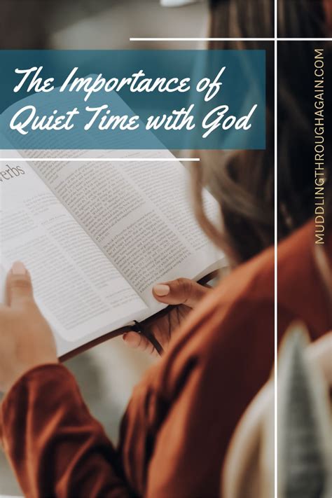 Quiet Time With God Is So Important For Christians Quiet Time Allows