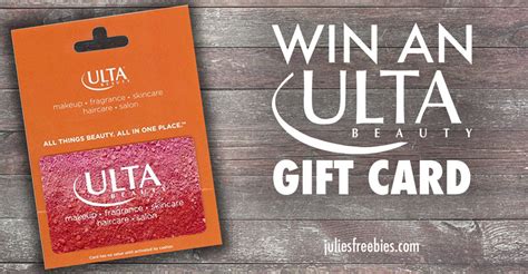 Beauty retailer, offering more than 25,000 products across all as with any credit card, once you get an ulta credit card, you must make timely payments each month. Organic to Green Summer Sweepstakes - Julie's Freebies