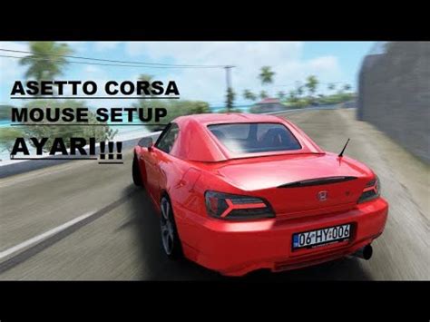 ASSETTO CORSA Drift için Mouse ve Setup ayarı YouTube