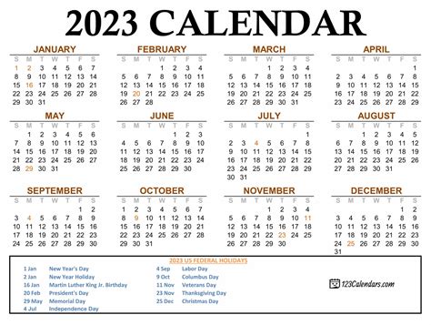 Full Year Calendar 2023 Pdf Mobila Bucatarie 2023