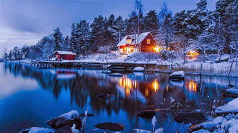 Beautiful Sweden Landscape Imgur Winter Scenery Places Winter