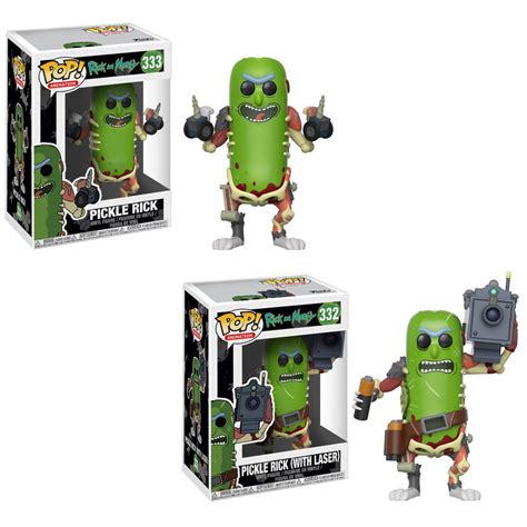 Funko Pop Animation Vinyl Figures Rick And Morty Set Of 2 Pickle