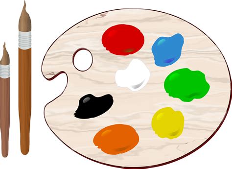 Clipart Paint Palette