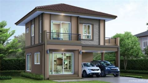 Number of floors 2 storey house bedroom 4 rooms toilet 3 rooms maid's room. Two Storey House Plan With Three Bedrooms And Two ...