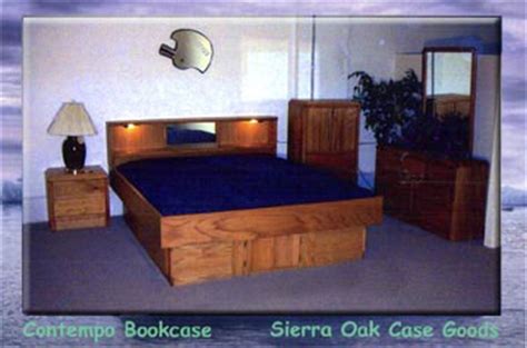 Free shipping on prime eligible orders. Hardside Oak Bookcase Waterbed | 12 Inch, 6 Drawer | Free ...