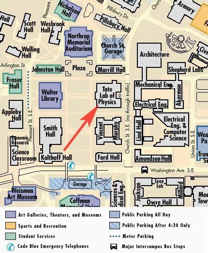 Minnesota University Campus Map