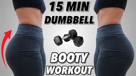 15 MIN DUMBBELL GLUTE FOCUSED Workout Do This To Grow Your BOOTY