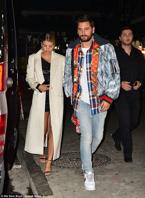 scott disick 34 and sofia richie 19 walk hand in hand daily mail online