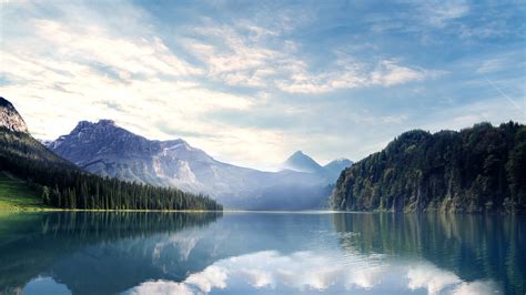 Beautiful Scenery Of Mountains Lake And Trees 1920x1080 Rwallpaper