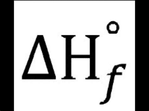 In standard terms, enthalpy of formation is defined as the enthalpy change observed when elements combine to create one mole of a compound as measured. Enthalpy of Formation - YouTube