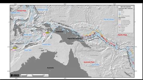 Papua New Guinea Earthquake 71 Magnitude Mainshock 65 Magnitude