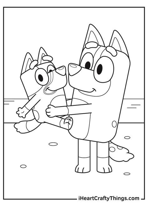 Bluey Coloring Pages Updated 2022 Free Kids Coloring Pages Disney