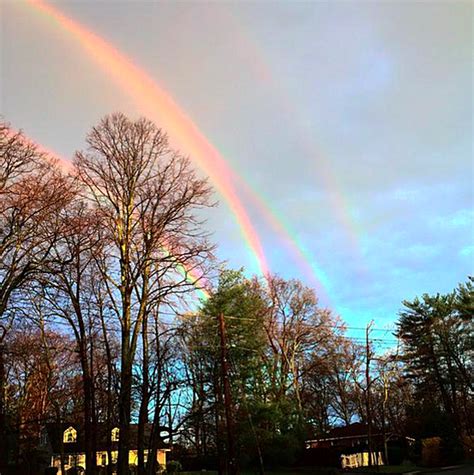 Quadruple Rainbow Photo Goes Viral Is It An Optical Illusion Or A Real