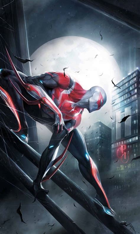 Spider Man 2099 White Suit Wallpapers Wallpaper Cave
