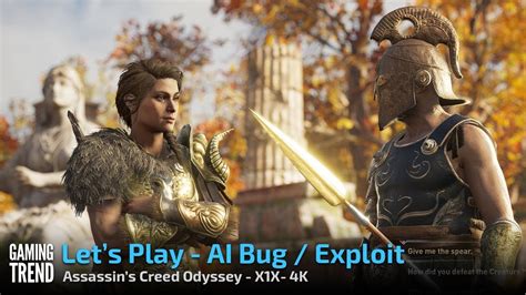 Assassin S Creed Odyssey Ai Bug X X K Gaming Trend Youtube