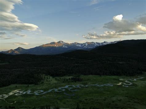 Horseshoe Park And The Continental Divide Rocky Mountain