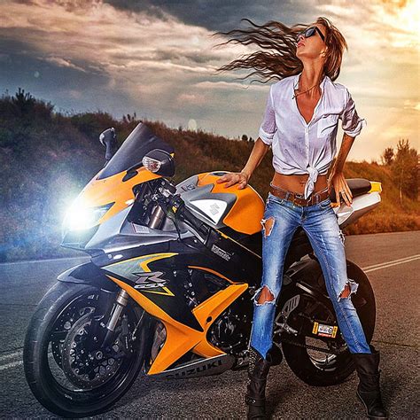 Motorcycle Bike Girl Motor Hd Phone Wallpaper Peakpx