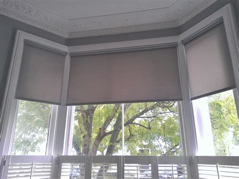 Top 15 Bay Window Roller Blinds Curtain Ideas