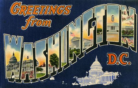 Greetings From Washington Dc Large Letter Postcard Flickr