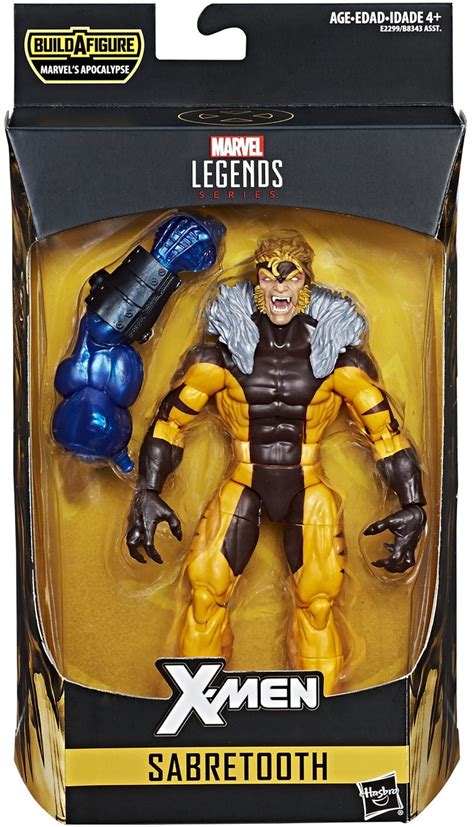 Marvel X Men Marvel Legends Apocalypse Series Sabretooth 6 Action