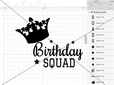 Birthday Squad Svg Birthday Queen Svg Birthday Girl Svg Etsy Uk