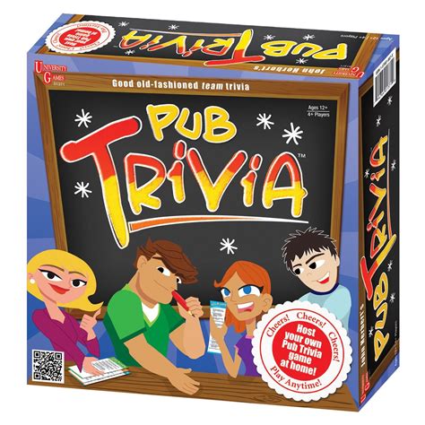 Pub Trivia By University Games Pub Games Trivia Games Kids Party Games
