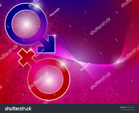 Sex Icon Men Women Abstract Background Stock Vector Royalty Free 242237926 Shutterstock