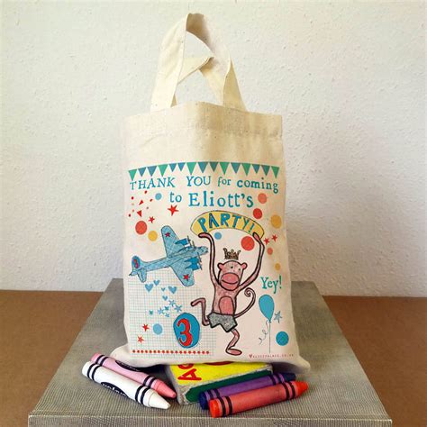 Personalised Kids Party Bags By Alice Palace
