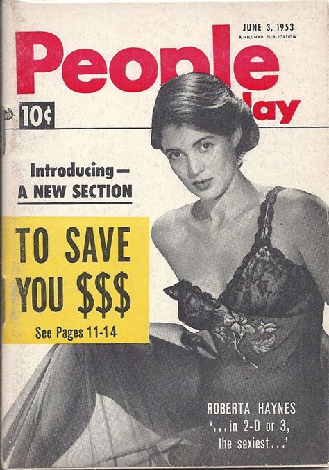 Jun 3 1953 People Today Magazine Vol6 11 Roberta Haynes Roberta