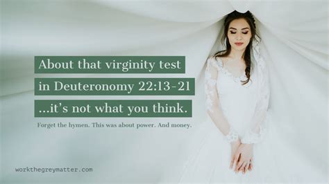 Is There Virginity Tests To Men Telegraph