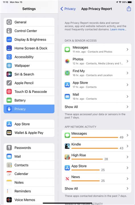 Understanding Ios And Ipados App Privacy Report The Mac Security Blog