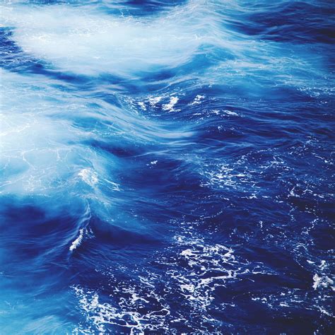 Wave Water Blue Sea Pattern Ipad Pro Wallpapers Free Download