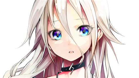 Anime White Haired Girl Hd Wallpaper Wallpaper Flare